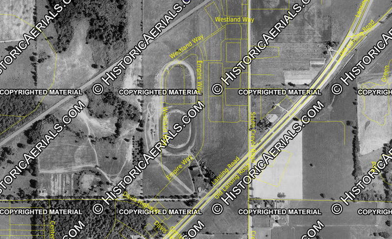 Capital City Speedway - 1955 AERIAL VIEW